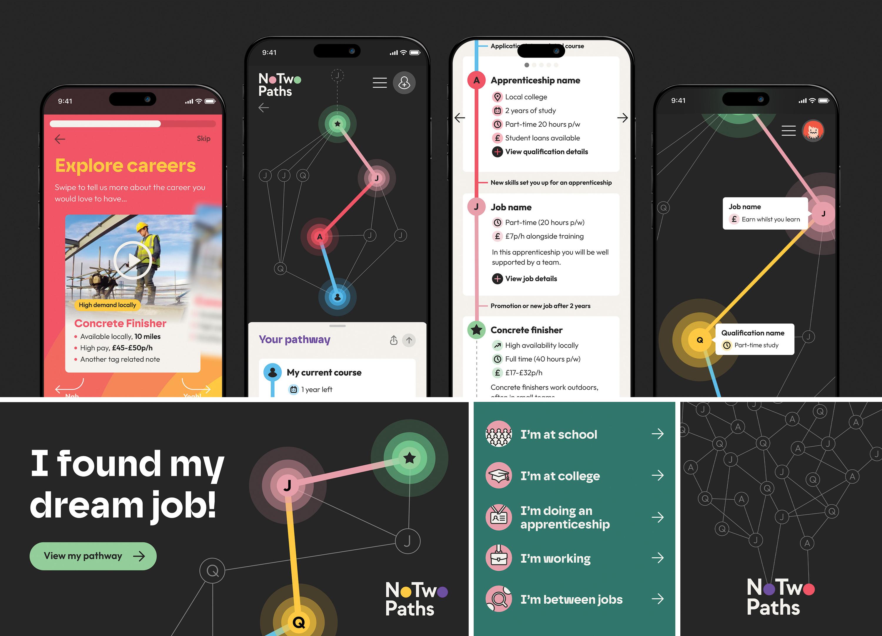 Screenshots from No Two Paths